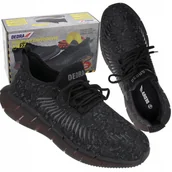 Obuwie robocze - DEDRA PÓŁBUTY ROBOCZE BUTY ZAWODOWE 3D FLYKNIT KAT O1 SRC LEKKIE ROZM 45 - miniaturka - grafika 1