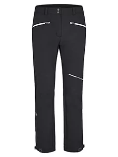 Spodnie damskie - Ziener Damskie spodnie softshellowe NOREA | Skitour, Nordic, wiatroszczelne, elastyczne, funkcjonalne, czarne, 44 - grafika 1