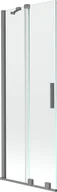 Parawany nawannowe - Mexen Velar parawan nawannowy 2-skrzydłowy rozsuwany 75 x 150 cm, transparent, gun metal - 896-075-000-01-95 - miniaturka - grafika 1