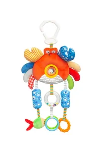 COLORFUL ZABAWKA PODRÓŻNA KRAB - Akcesoria do wózków - miniaturka - grafika 1