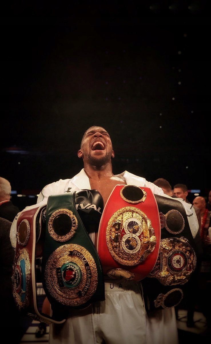 PODKŁADKA POD MYSZ Nadruk 22x18 cm Anthony Joshua Box Boxer Tekst Prezent