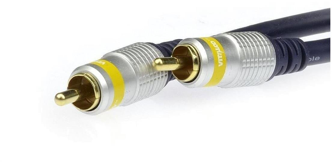 VITALCO RKD100 Kabel Coaxial Audio 1x RCA Cinch wtyk / wtyk 5mv 02951