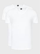 Koszulki męskie - Boss Komplet 2 t-shirtów Modern 50475292 Biały Slim Fit - miniaturka - grafika 1
