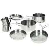 Kuchnia turystyczne i akcesoria - Highlander CP215, Średnica netto: 150 mm, stal nierdzewna, Kolor: Srebrny - miniaturka - grafika 1