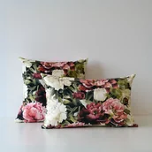 Poduszki dekoracyjne - Komplet poduszek o motywie kwiatowym Peonies - miniaturka - grafika 1