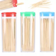 Pozostałe akcesoria kuchenne - Wykałaczki do koreczków przekąsek drewniane 3x80 - miniaturka - grafika 1