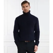 Swetry męskie - POLO RALPH LAUREN Wełniany golf | Regular Fit | z dodatkiem kaszmiru - miniaturka - grafika 1