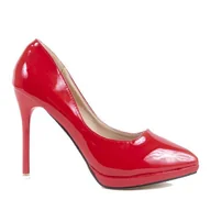 Czółenka - Czerwone klasyczne szpilki 0108-5 - ButyModne - miniaturka - grafika 1