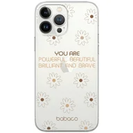 Etui i futerały do telefonów - Etui Babaco dedykowane do Iphone 11 PRO MAX, wzór: Positive vibes 003 Etui częściowo przeźroczyste, oryginalne i oficjalnie licencjonowane - miniaturka - grafika 1