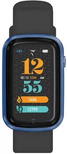 Techmade TM-STEPS-BLBK Steps Czarno-niebieski - Smartwatch - miniaturka - grafika 1