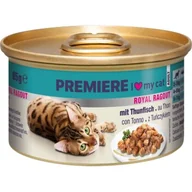 Mokra karma dla kotów - PREMIERE Królewski Ragout Tuńczyk 18x85 g - miniaturka - grafika 1