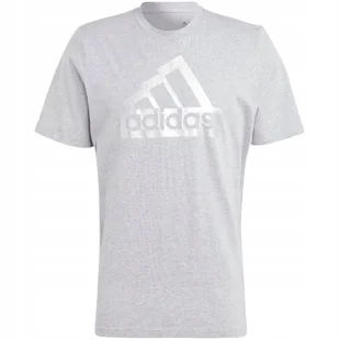 Koszulka męska adidas Sportswear Future Icons Metallic Tee szara II3467 L - Koszulki męskie - miniaturka - grafika 1