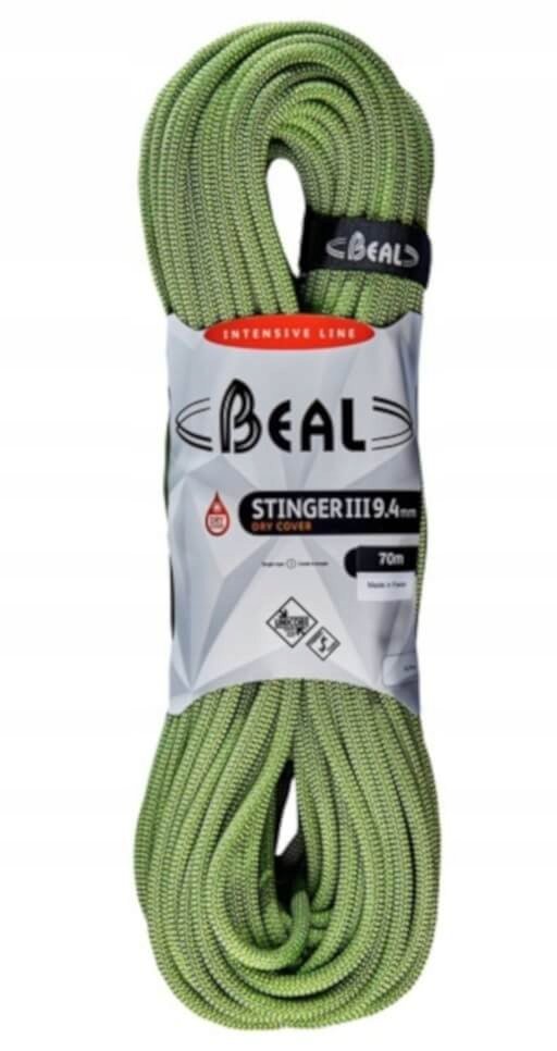 Beal (ujednoznacznienie) Stinger liny zapewnia łatwą, brązowy C094.70