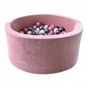 Suchy basen z kulkami 40x90 Velvet Róż 200 piłek - GOTOWY MIX - Suche baseny Suchy basen z kulkami 40x90 Velvet Róż 200 piłek - GOTOWY MIX - Suche baseny - miniaturka - grafika 1
