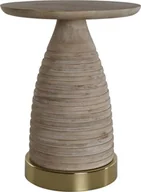 Ławy i stoliki kawowe - Home ESPRIT Stolik Home ESPRIT Złoty Naturalny Drewno Metal 41 x 41 x 53 cm - miniaturka - grafika 1
