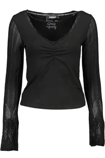 DESIGUAL SWETER DAMSKI CZARNY - Swetry damskie - miniaturka - grafika 1