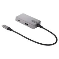 Stacje dokujące i replikatory portów - StarTech DKT31CHPD3 stacja dokująca Przewodowa USB 3.2 Gen 2 (3.1 Gen 2) Type-C Szary - miniaturka - grafika 1