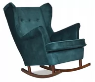 Fotele - Fotel Uszak bujany morski turkus hydrofobowa LUV - miniaturka - grafika 1