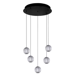 Wisząca lampa LED EDEM AZ6017 Azzardo 21W 3000K szklana czarna przezroczysta - Lampy sufitowe - miniaturka - grafika 1