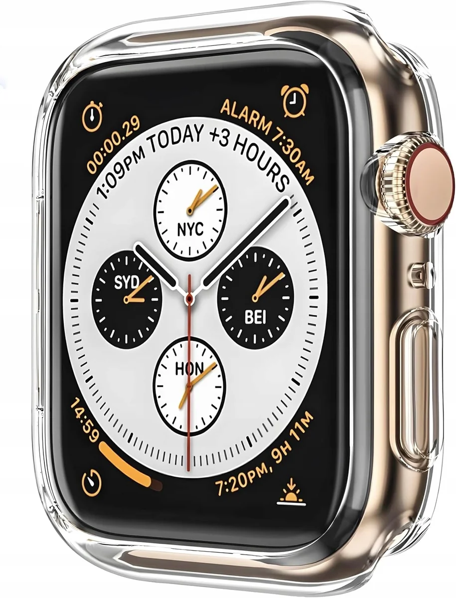 ETUI OCHRONNE NA SMARTWATCH 40 MM SILIKON PRZEZROCZYSTE ETUI OCHRONA