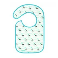 Śliniaki i fartuszki - Babyono Śliniak frotte Odkrywca smaków 6 m+ chmurki - miniaturka - grafika 1
