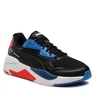 Trampki męskie - PUMA Męskie trampki BMW MMS X-RAY Speed Black-PRO Blue-POP RED, rozmiar 5,5 UK - miniaturka - grafika 1