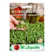 Legutko Ogórecznik lekarski nasiona microgreens BIO - Nasiona na kiełki - miniaturka - grafika 2