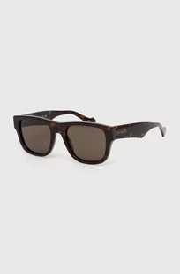 Gucci okulary przeciwsłoneczne męskie kolor brązowy - Okulary przeciwsłoneczne - miniaturka - grafika 1