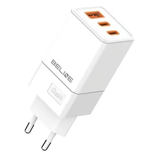 Beline Ład. siec. 2x USB-C + 1x USB 65W biały/white (only head) PD 3.0 + QC 3.0 BLN3CW65 GaN - Ładowarki do telefonów Beline Ład. siec. 2x USB-C + 1x USB 65W biały/white (only head) PD 3.0 + QC 3.0 BLN3CW65 GaN - Ładowarki do telefonów - miniaturka - grafika 3