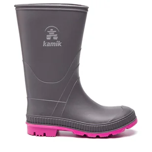 Kalosze Kamik Stomp EK4149 Szary - Buty dla dziewczynek - miniaturka - grafika 1
