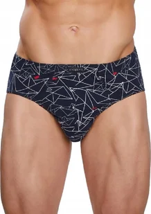 SLIPY MĘSKIE ATLANTIC MP1476 CLASSIC GRANATOWE 2PAK XXL - Majtki męskie - miniaturka - grafika 1