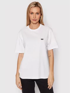Koszulki sportowe damskie - Vans T-Shirt Small VN0A5I8X Biały Regular Fit - grafika 1