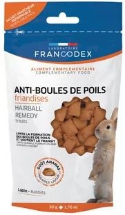 Francodex Przysmaki na zakłaczenie królik 50g - Przysmaki dla gryzoni - miniaturka - grafika 1