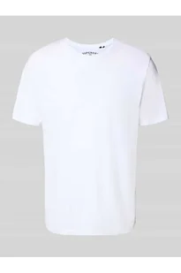 T-shirt z prążkowanym okrągłym dekoltem - Superdry - Koszulki męskie - miniaturka - grafika 1