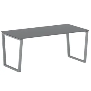 B2B Partner Stół konferencyjny IMPRESS 1800 x 900 x 750 mm, antracyt 499144 - Stoły i stoliki do biura - miniaturka - grafika 1