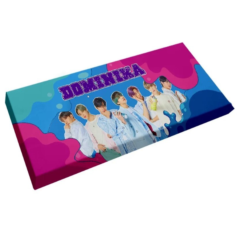 Personalizowana czekolada dla fanów BTS z imieniem
