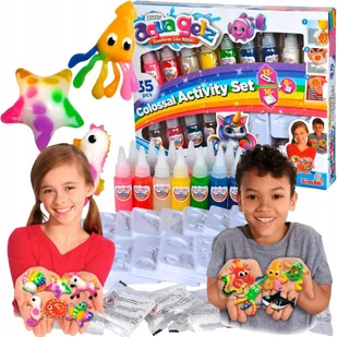 AQUA GELZ ZESTAW KREATYWNY XXL COLOSSAL ACTIVITY 3D 13 KOLORÓW ŻELI FOREMKI - Prace ręczne dla dzieci - miniaturka - grafika 1