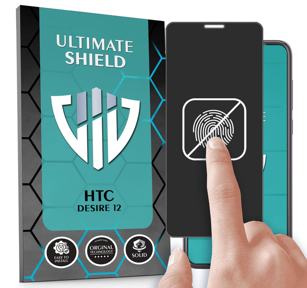 FOLIA DO HTC DESIRE 12 HYDROŻELOWA MATOWA BRAK ODCISKÓW CAŁY EKRAN 5D