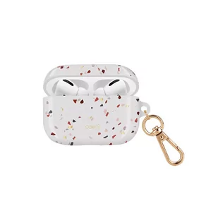 Apple UNIQ UNIQ etui Coehl Terrazzo AirPods Pro biały/natural white UNIQ319WHT - Akcesoria do słuchawek - miniaturka - grafika 2
