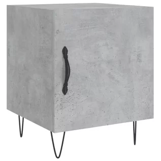 Szafy i szafki dla dzieci - ﻿Szafka nocna, szarość betonu, 40x40x50 cm - grafika 1
