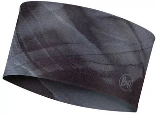 Czapki i chusty sportowe damskie - Opaska BUFF COOLNET UV WIDE HEADBAND SELDUN BLACK - grafika 1