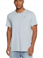 Koszulki męskie - G STAR RAW MĘSKI T-SHIRT SZARY BASIC Z KRÓTKIM RĘKAWEM XXL JSL - miniaturka - grafika 1
