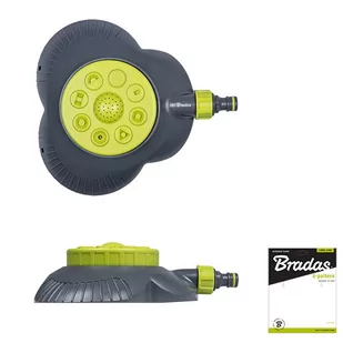 BRADAS 8-funkcyjny zraszacz na podstawie LIME LINE LE-6202 4420 LE-6202 - Węże ogrodowe i zraszacze - miniaturka - grafika 1