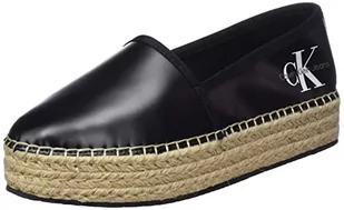 Calvin Klein Damska Espadryle Flatform Ny Pearl, Czarny, 39 EU - Espadryle damskie - miniaturka - grafika 1