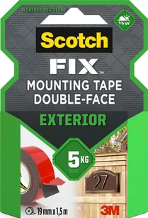 3M Scotch Taśma Montażowa Exterior Dwustronna Zewnętrzna 1,5m - Inne artykuły do sprzątania - miniaturka - grafika 1
