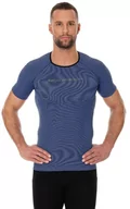 Pozostała odzież narciarska - Brubeck, T-shirt termoaktywny męski z krótkim rękawem, 3D Run Pro, rozmiar XL - miniaturka - grafika 1