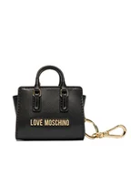Etui na klucze - LOVE MOSCHINO Etui na klucze JC5411PP0NKZ0000 Czarny - miniaturka - grafika 1