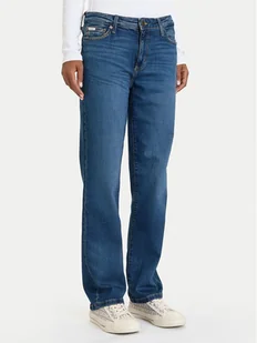 Guess Jeans Jeansy W5BA98 D5RA3 Granatowy Regular Fit - Spodnie damskie - miniaturka - grafika 1