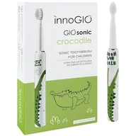 Szczoteczki do zębów dla dzieci - InnoGio Szczoteczka soniczna Giosonic Crocodile - miniaturka - grafika 1