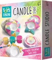 Prace ręczne dla dzieci - STNUX, Candles Studio gipsowe świeczniki - miniaturka - grafika 1